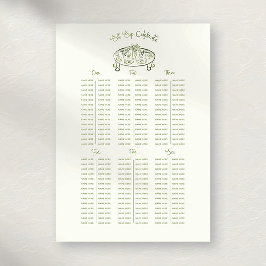 Isla Seating Chart