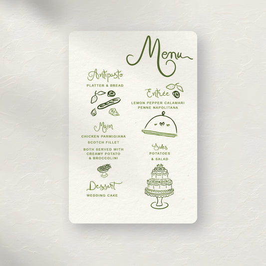 Isla Menu