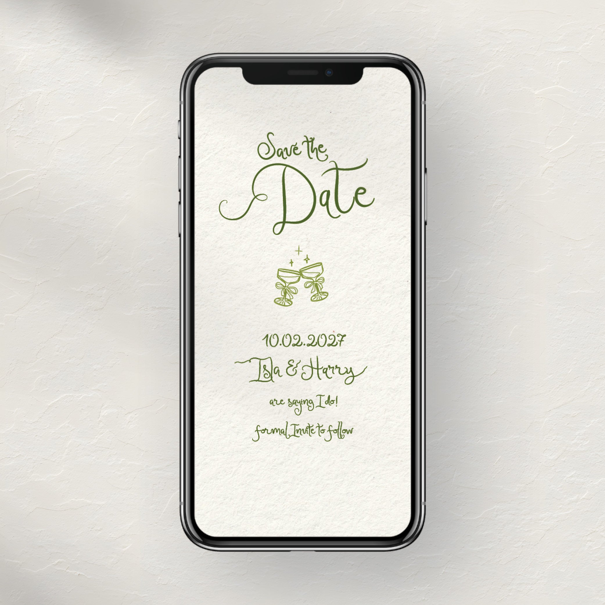 Isla Save The Date - E-Send Mobile or Print-Ready File