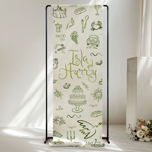 Isla Fabric Welcome Sign