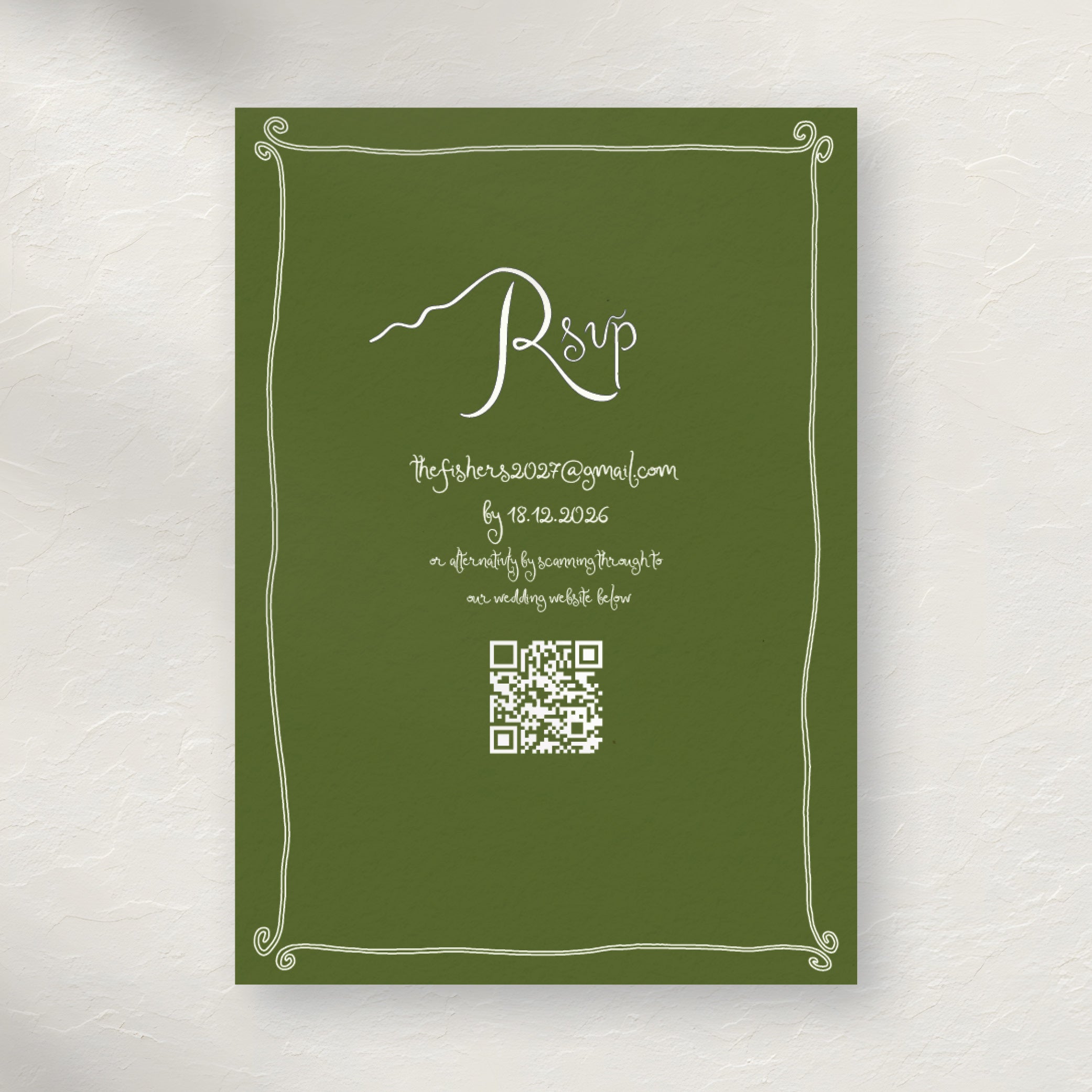 Isla RSVP Card