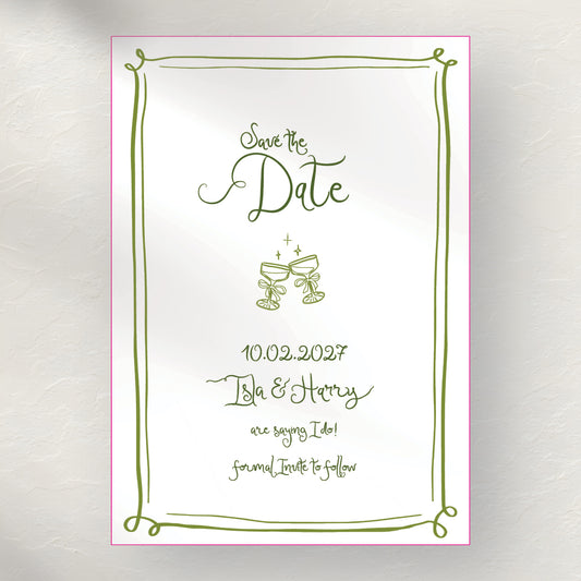 Isla Save The Date - E-Send Mobile or Print-Ready File