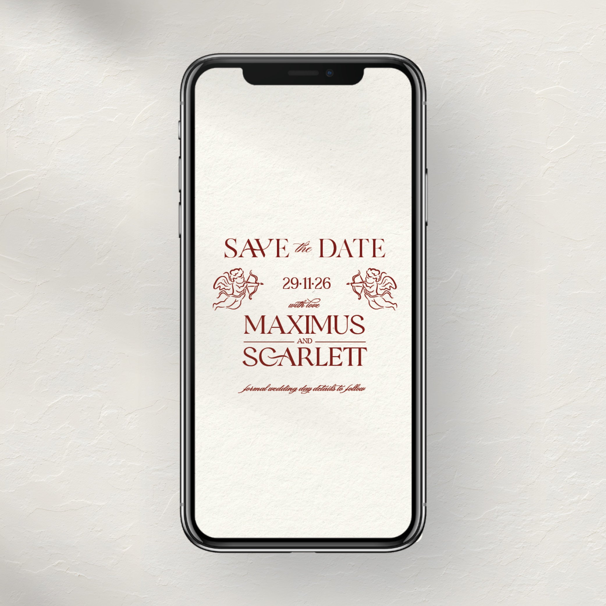 Maximus Save The Date - E-Send Mobile or Print-Ready File