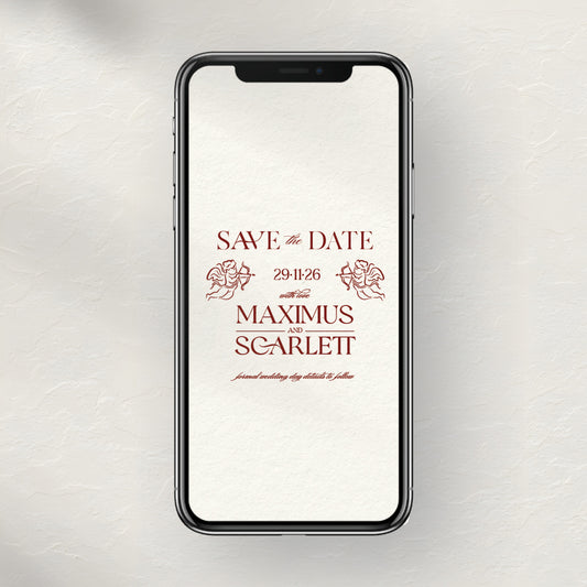 Maximus Save The Date - E-Send Mobile or Print-Ready File