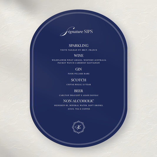 Kingston Bar Menu