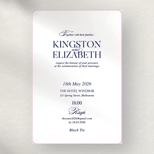Kingston Invitation - E-Send Mobile or Print-Ready File