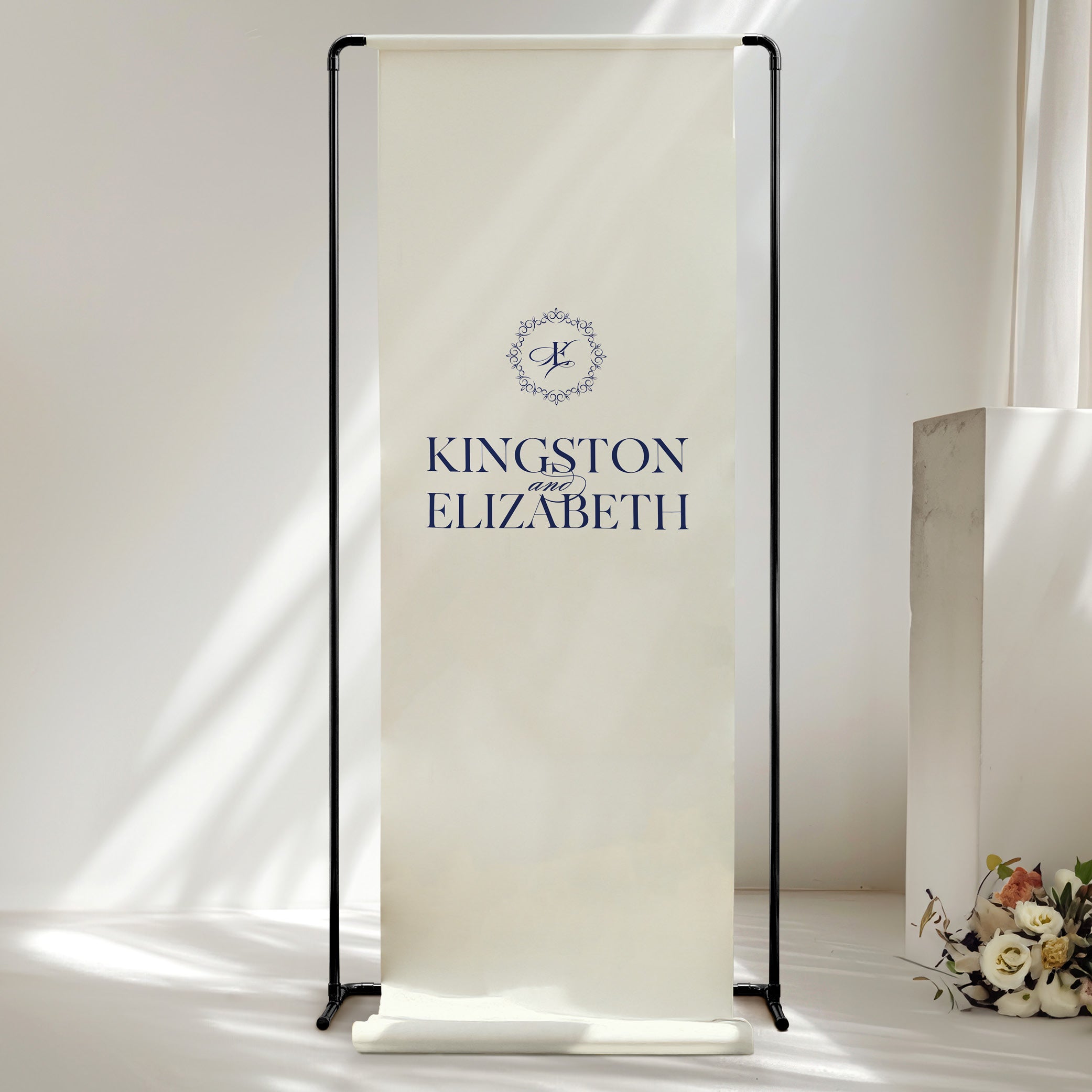Kingston Fabric Welcome Sign