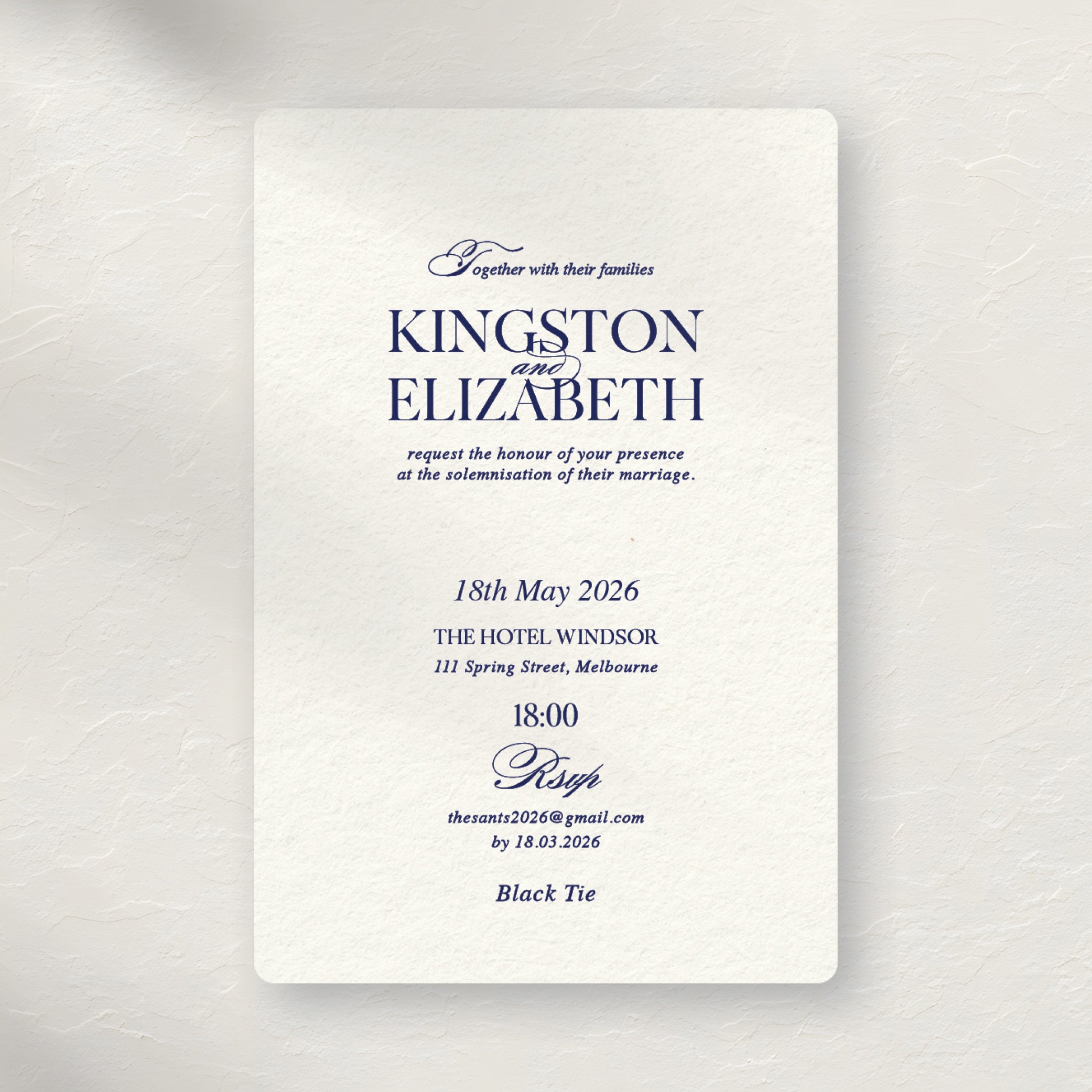 Kingston Invitation