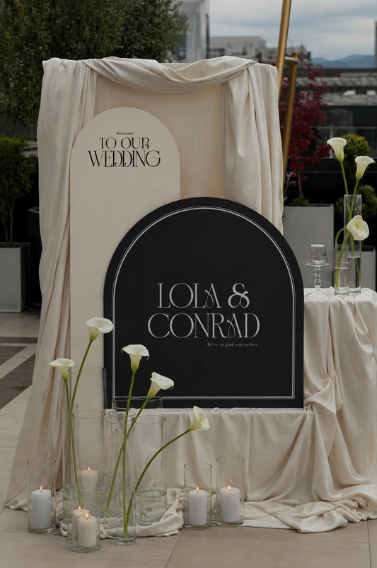 Lola Two Piece Welcome Sign