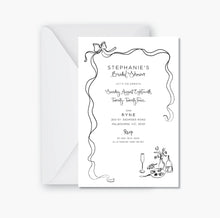 Load image into Gallery viewer, Bridal Shower Invite Pretty &amp; Curly ~ Digital File