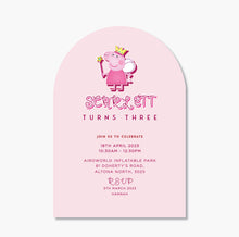 Load image into Gallery viewer, Pepper Pig Theme Birthday Invite ~ Digital File