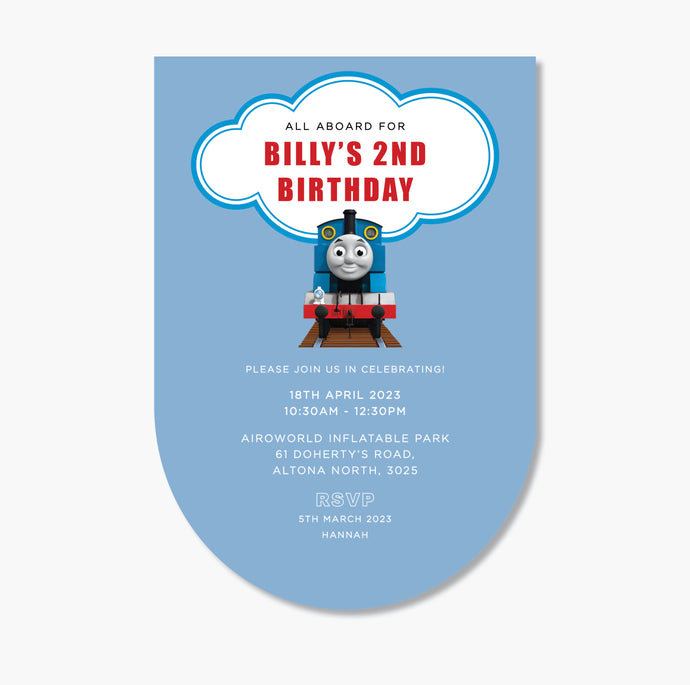 Thomas & Friends Theme Birthday Invite ~ Digital File
