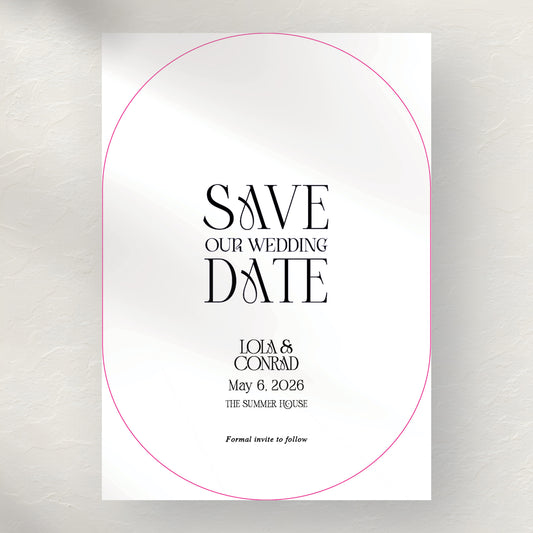 Lola Save The Date - E-Send Mobile or Print-Ready File