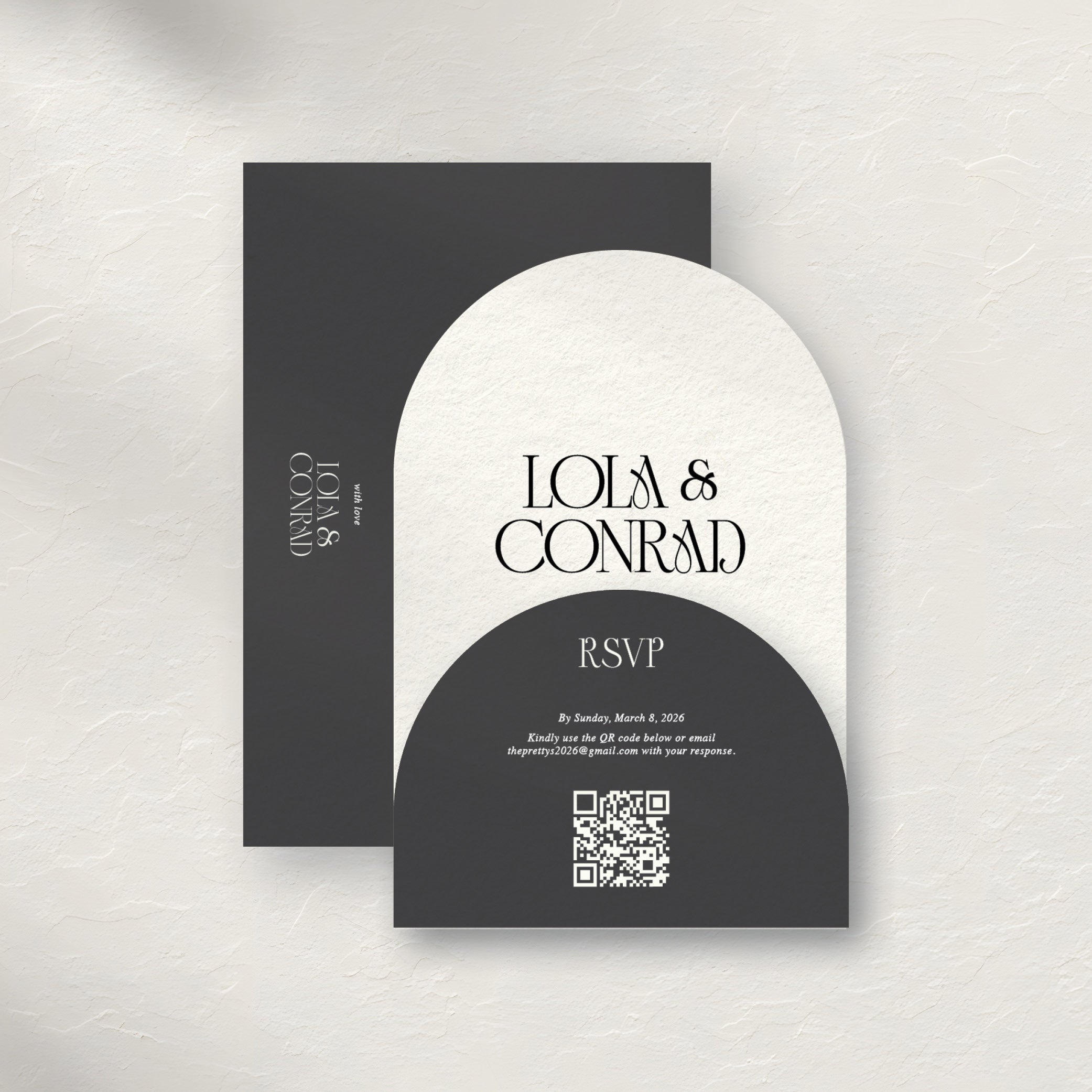Lola Details & RSVP Double Sided Card