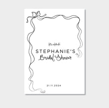 Load image into Gallery viewer, Pretty Curly Bridal Shower Welcome Sign  ~ Digital File