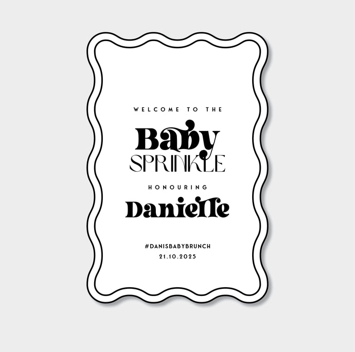 Baby Shower Welcome Sign №3 ~ Digital File