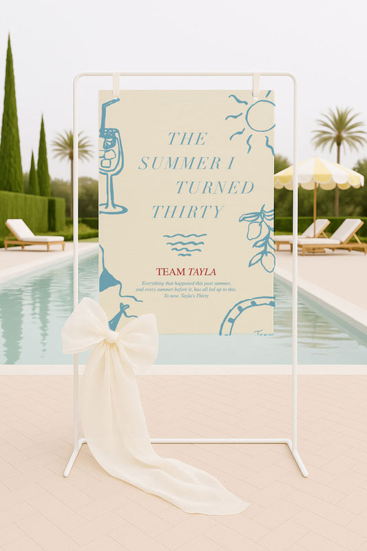 "The Summer I Turned..." Welcome Sign - Option 2