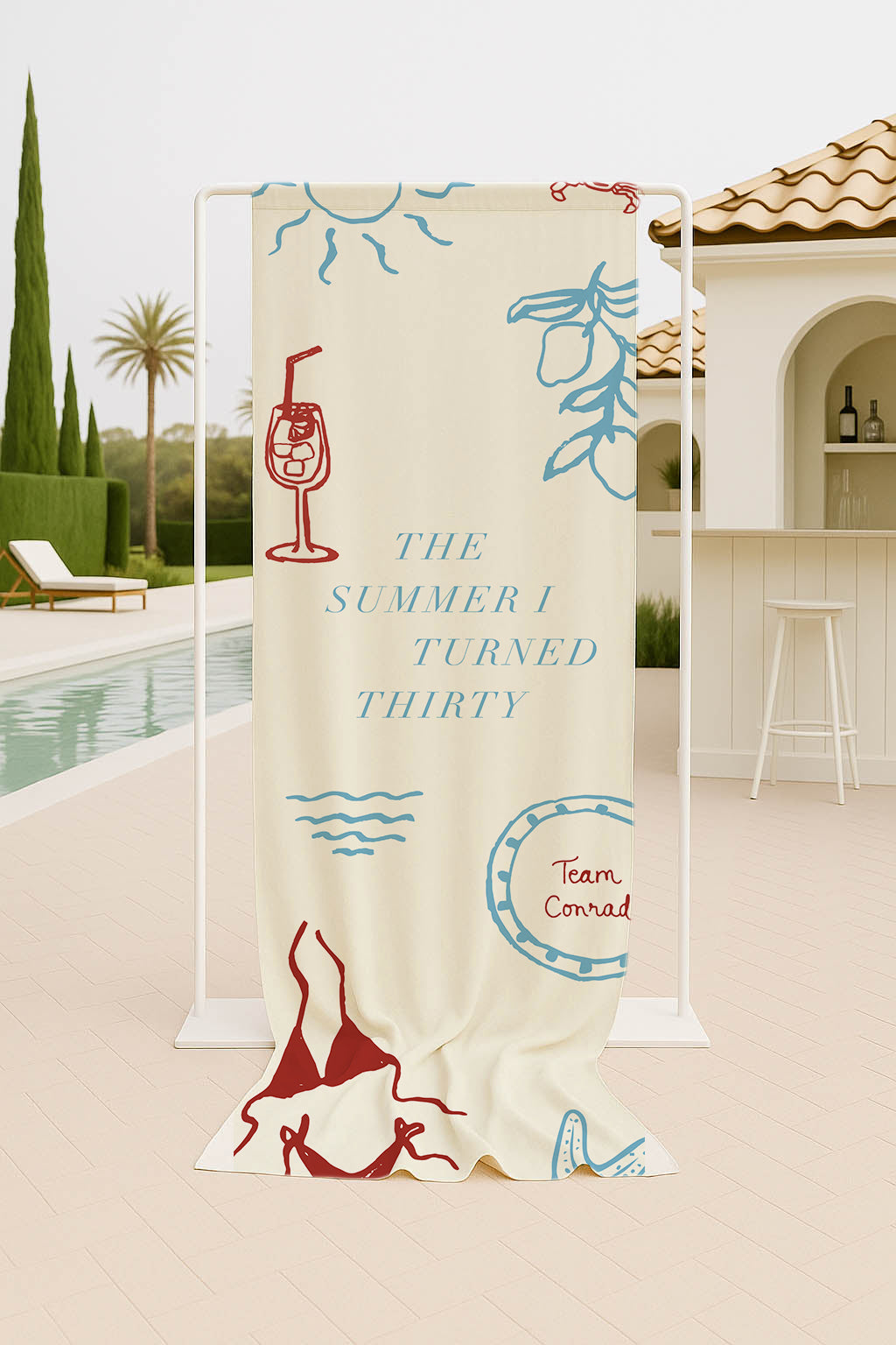 "The Summer I Turned..." Fabric Welcome Sign