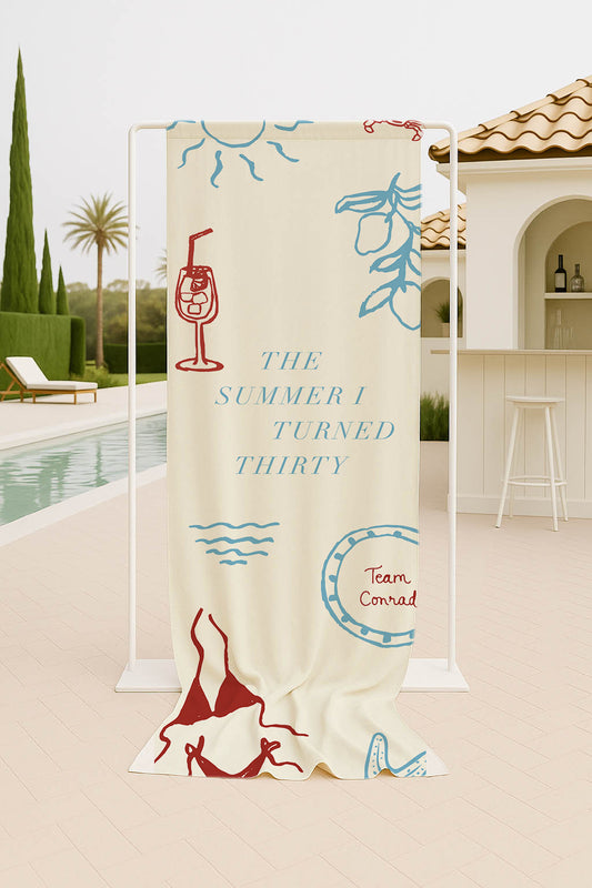 "The Summer I Turned..." Fabric Welcome Sign