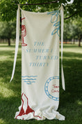 Load image into Gallery viewer, "The Summer I Turned..." Fabric Welcome Sign
