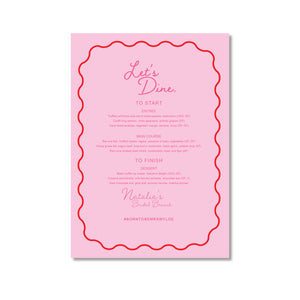 Sweet Cheeks Event Stationery Suite