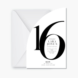 Sixteen Invite №2 ~ Digital File