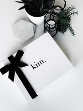 Load image into Gallery viewer, SMALL NAME KEEPSAKE BOX - WHITE