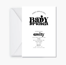 Load image into Gallery viewer, Baby Brunch Baby Shower Invite ~ Digital File