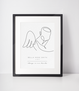 Angel Baby Print ~ Digital File